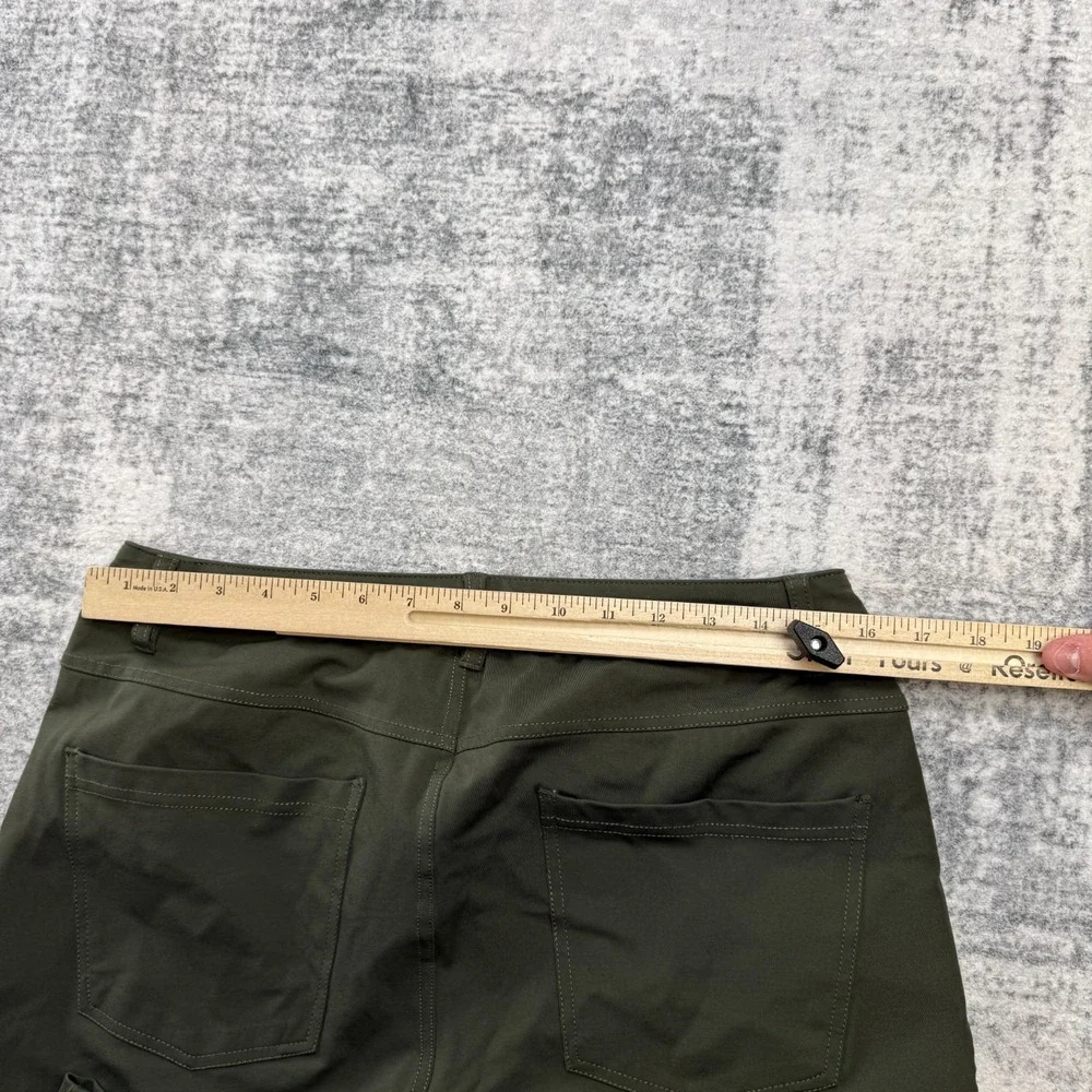 BYLT Every Day Pants 2.0 Mens 34 (32x30) Green Taper Chino Commuter Tech Stretch